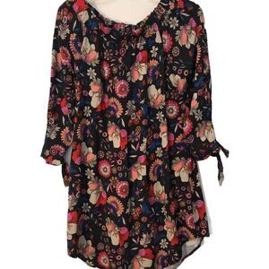 FLORAL DRESS, PIANO C, Made In Italy Size S